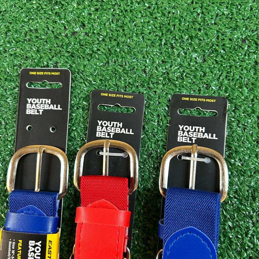 Easton Youth Baseball Belt Lot of 3 Elastic Pro-Strength Buckle Size 18